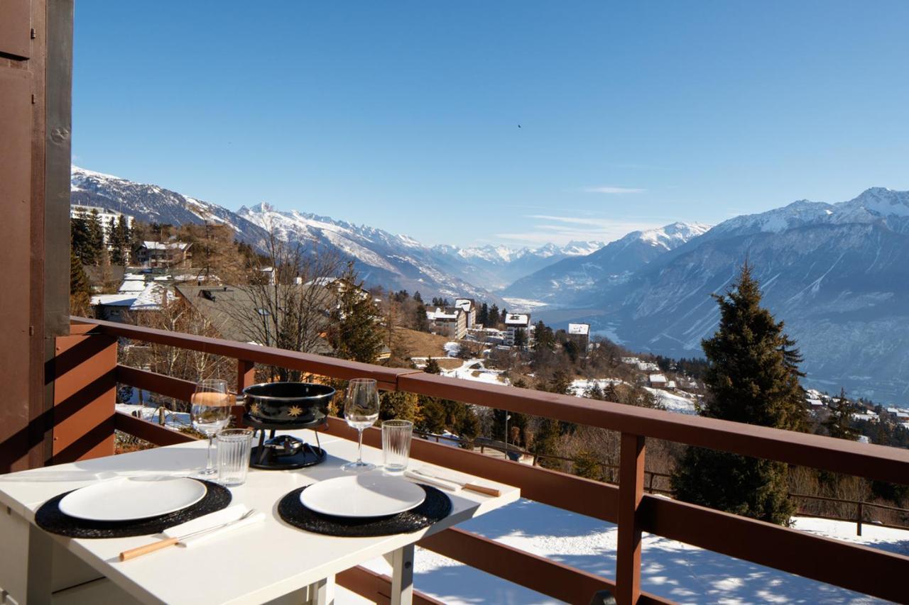 Magnifique Appartement Proche Du Centre Et Du Ski Кран-Монтана Экстерьер фото